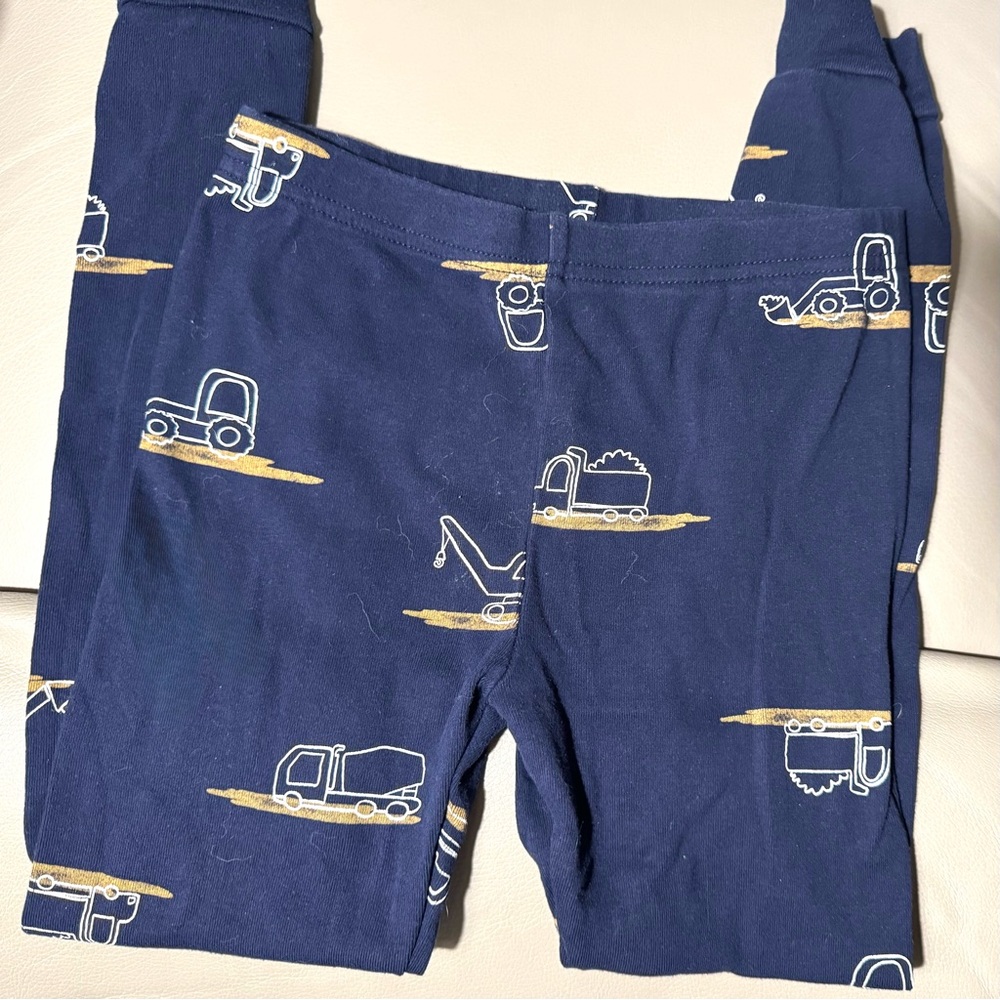 Carter's Blue Construction Print Leggings or Pajama Pants